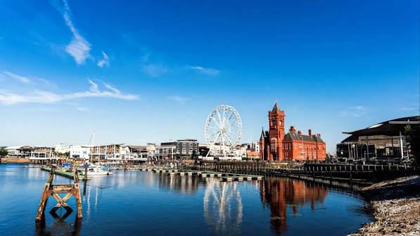 Cardiff Bay waterfront, part of the Half Marathon route